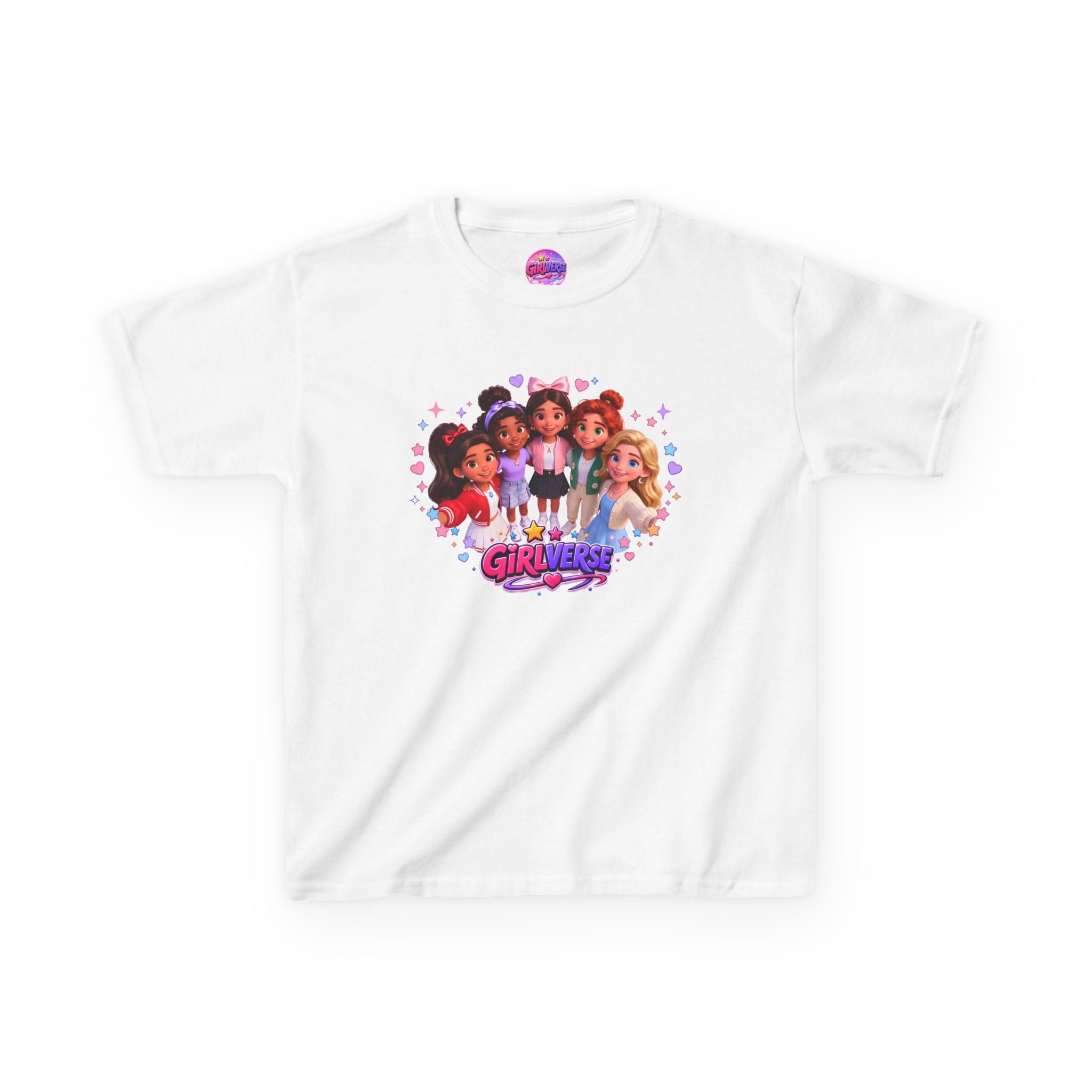 GiRLVERSE Friends Kids T-Shirt | Friends Graphic Tee