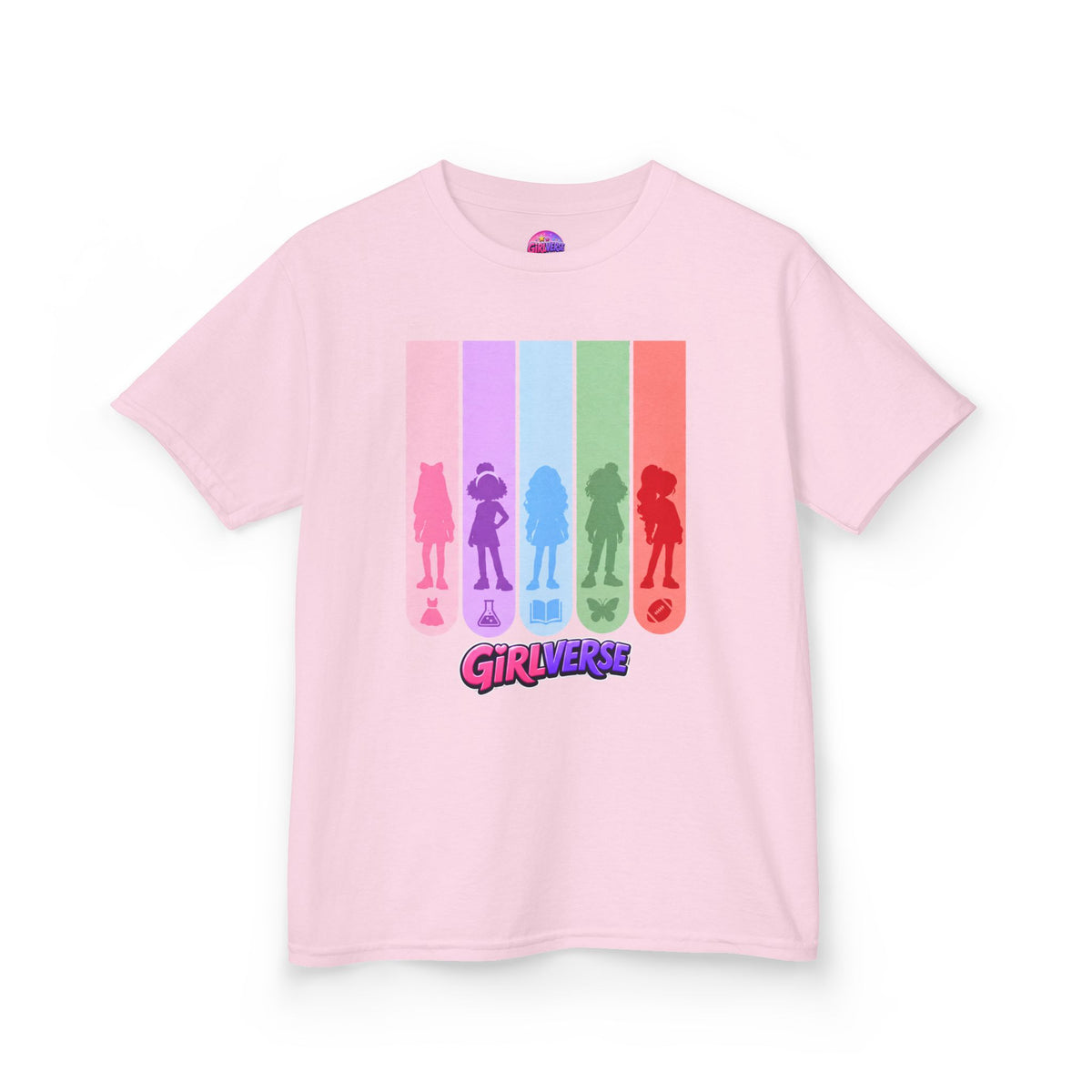 GiRLVERSE Rainbow Kids T‑Shirt