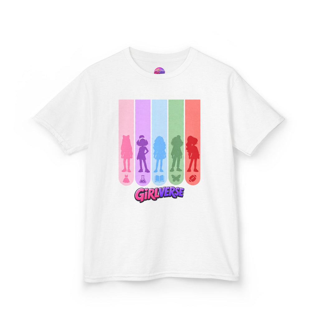 GiRLVERSE Rainbow Kids T‑Shirt